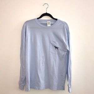 Light blue VS PINK long sleeve